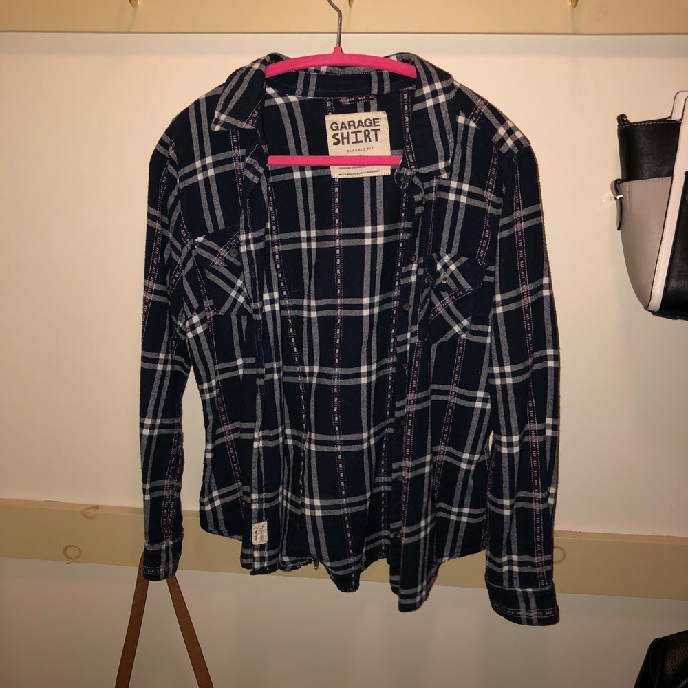 Garage Flannel Button-Up